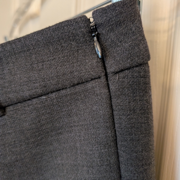 J. Crew Stretch Wool Charcoal Minnie Pant, Size 4 - Picture 4 of 8